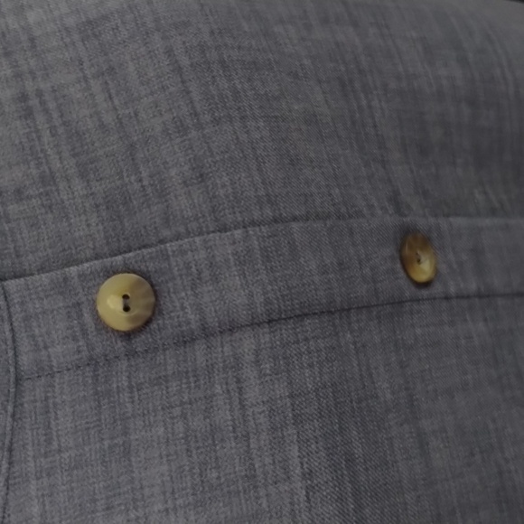 Shinestar women's medium cold shoulder skinny strap blue blouse faux buttons - Picture 5 of 10